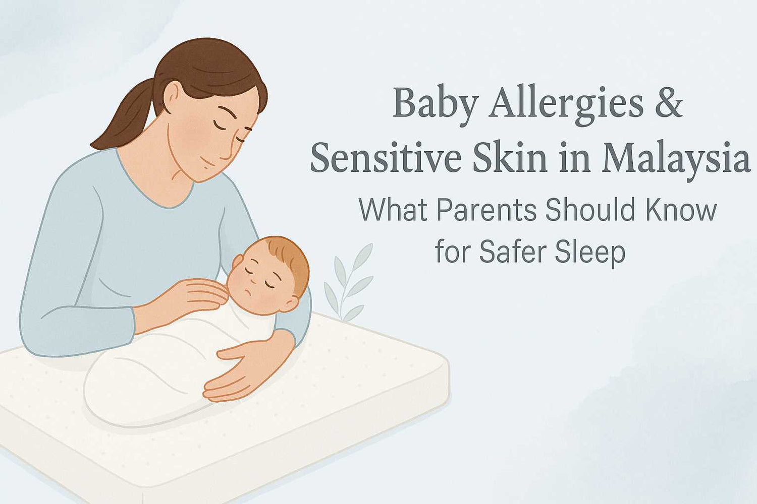Baby Allergies & Sensitive Skin in Malaysia: What Parents Should Know for Safer Sleep
