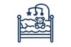 baby bedding icon.. this no baby feel