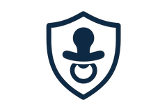 baby safe icon in dak or navy blue color match with my other icon color thanks 