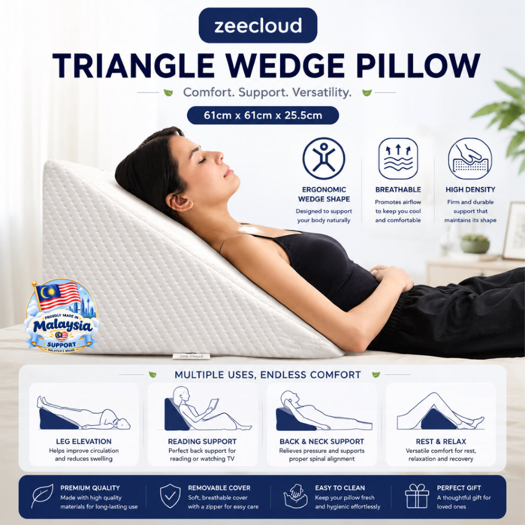 Triangle Wedge Pillow listing image 1